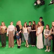 Wizyta w Warszawie - studio TVN