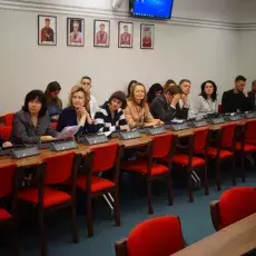Naukowcy z Rosyjskiego Uniwersytetu Przyjaźni Narodów w Moskwie gościli w Instytucie Pedagogiki w ramach Programu Erasmus+